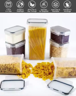 Ensemble Récipients de Rangement pour Céréales 7- Idéal pour Cuisine