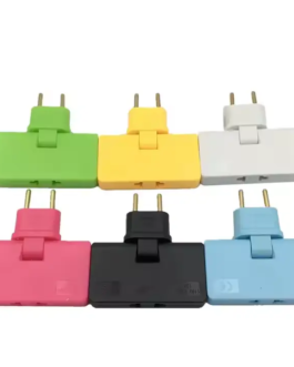 Convertisseur de Prise UE 1 en 3 – Rotation 180° & Prise Multiple Universelle